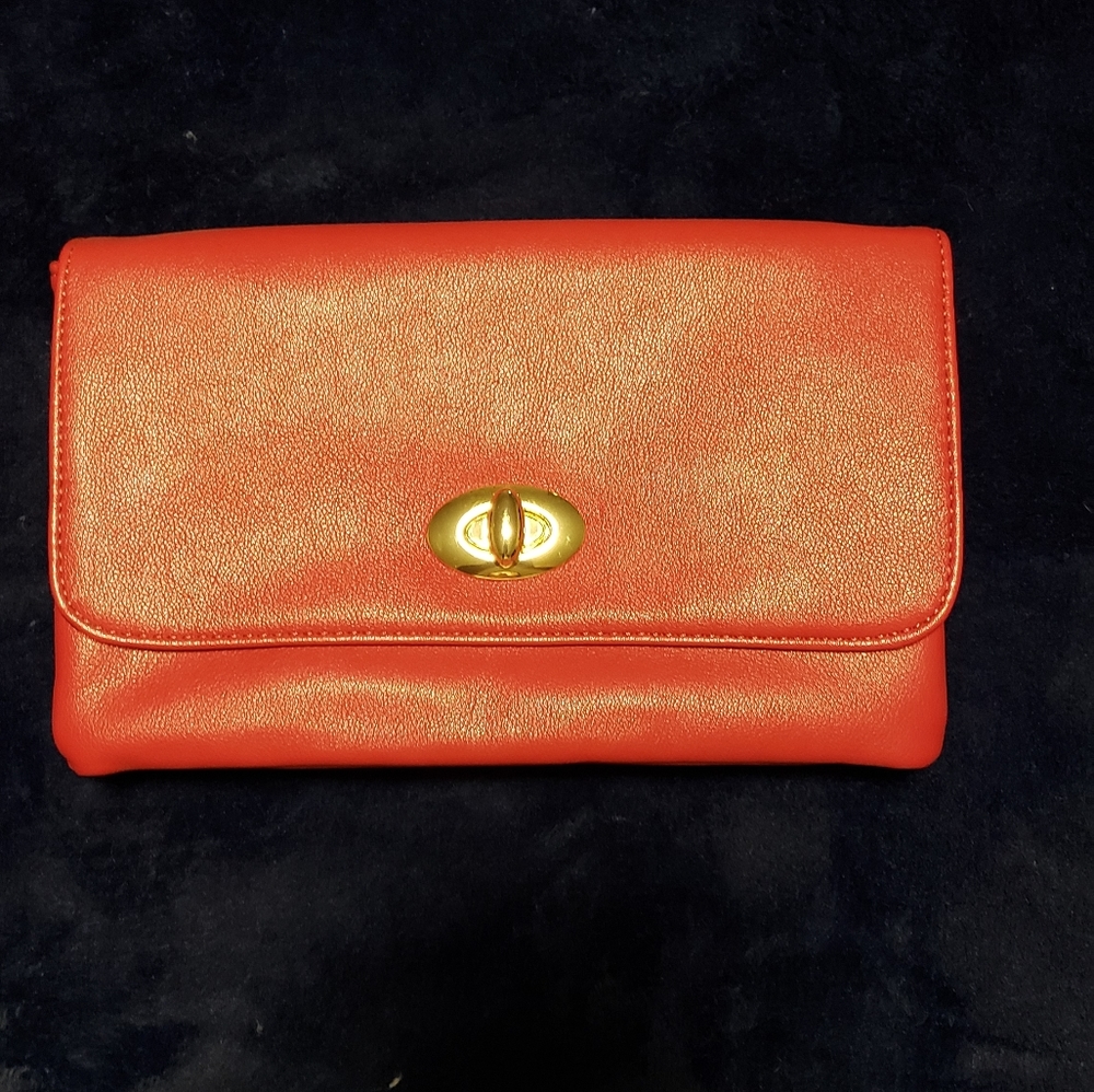 Red crossbody purse